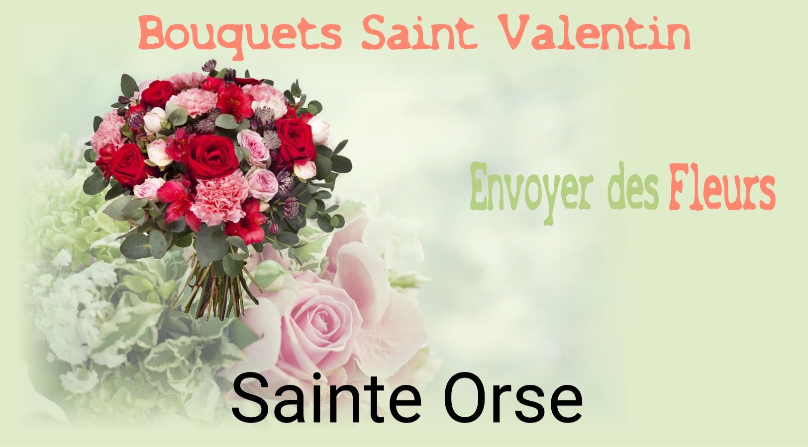Roses de Saint-Valentin livrées à Sainte-Orse